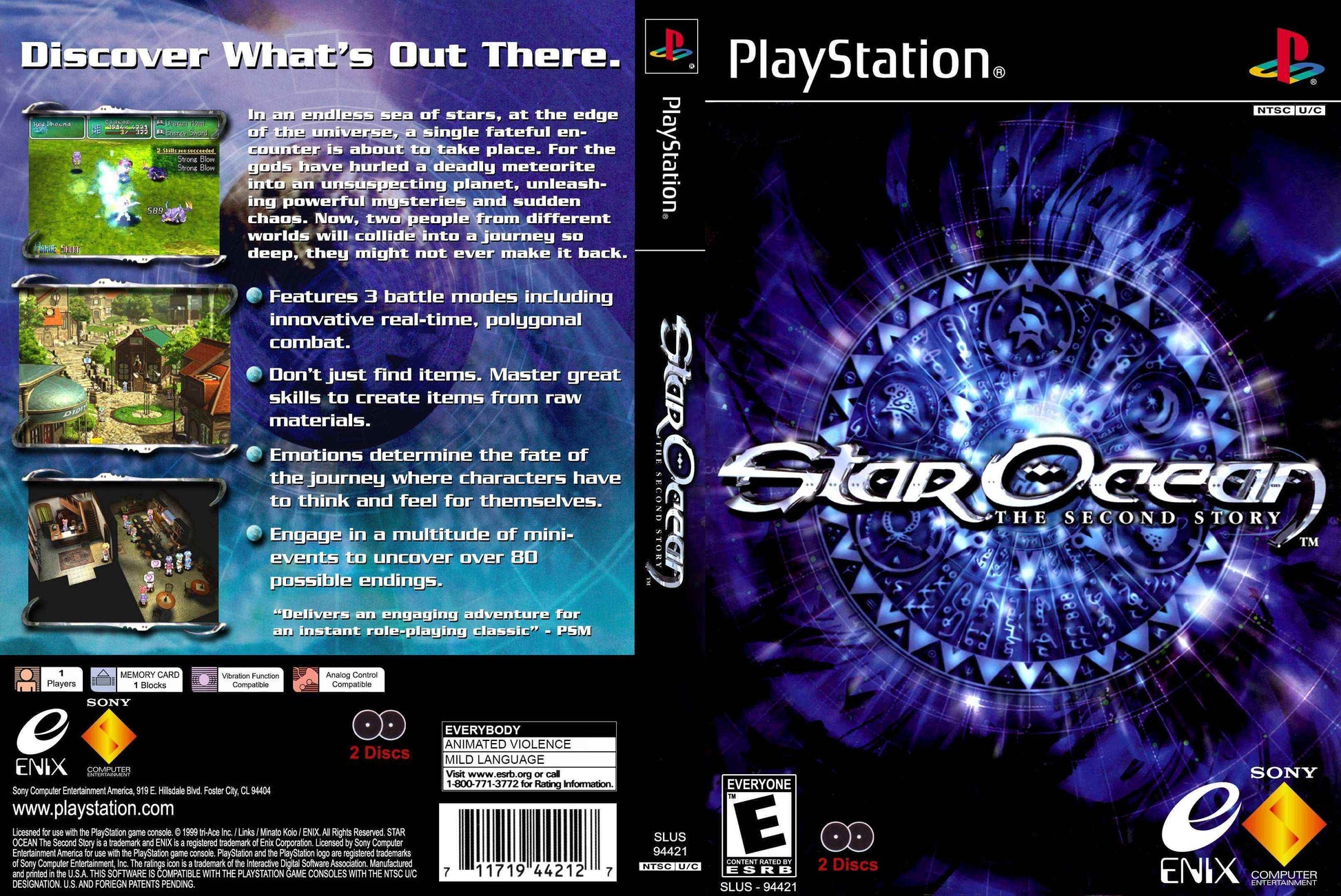 Star Ocean The Second Story Cover Art - WOI Solutions