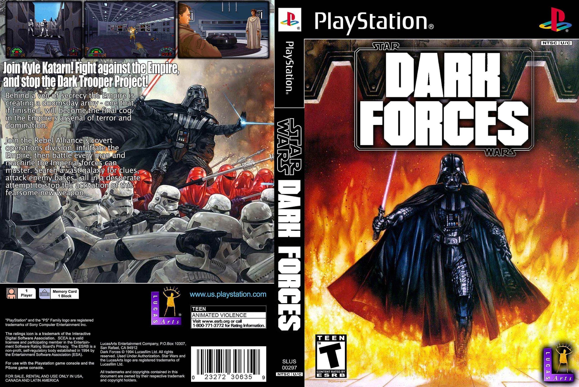 Star Wars Dark Forces Cover Art - WOI Solutions