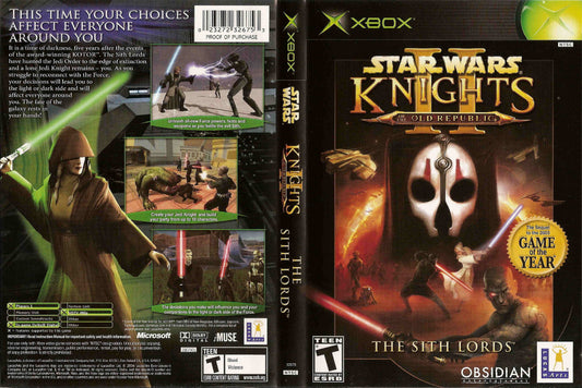 Star Wars Knights of the Old Republic II - The Sith Lords