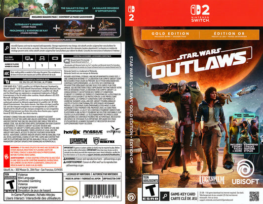Star Wars Outlaws Gold Edition