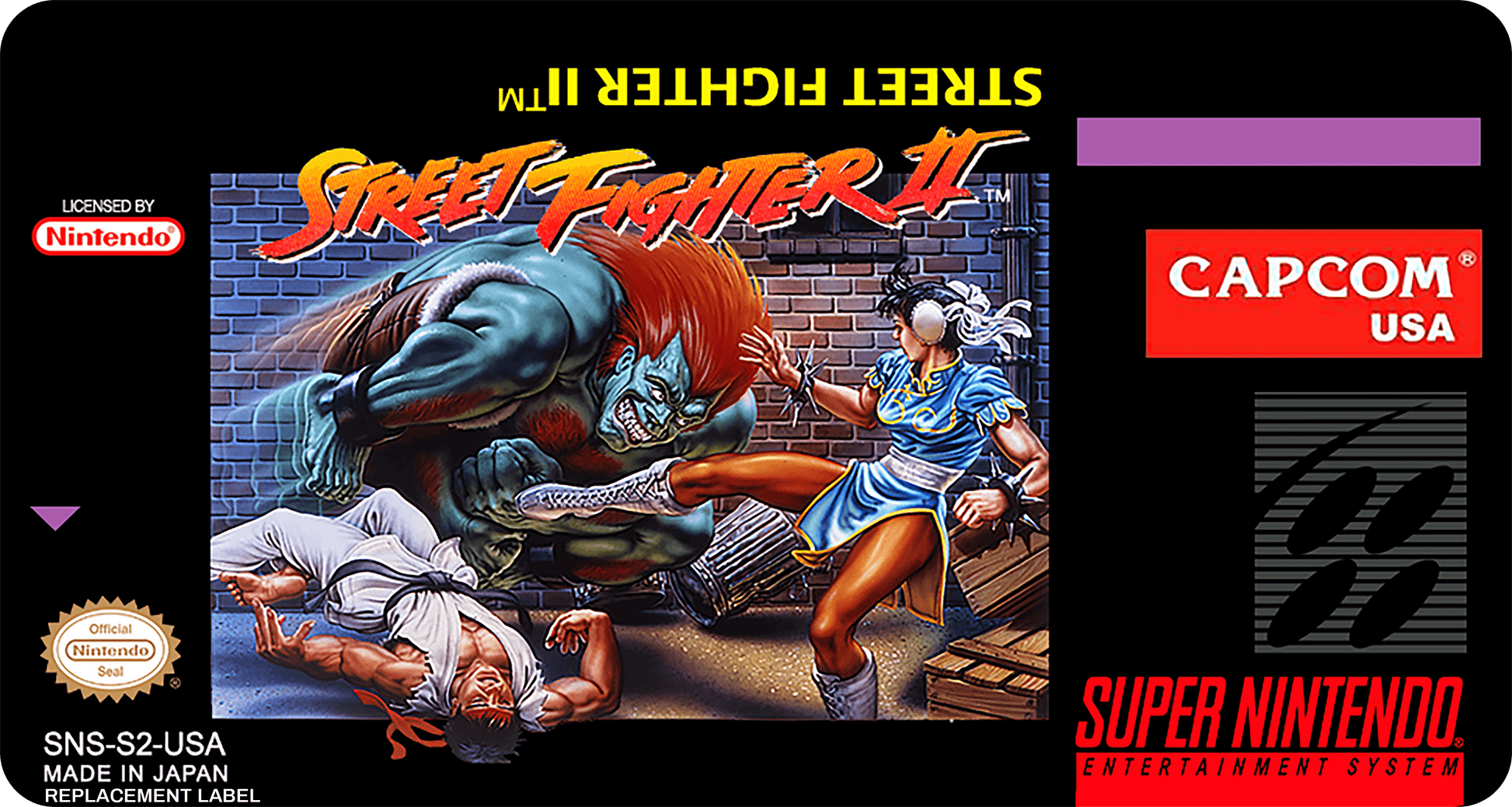 Street Fighter 2 Cover Art - WOI Solutions