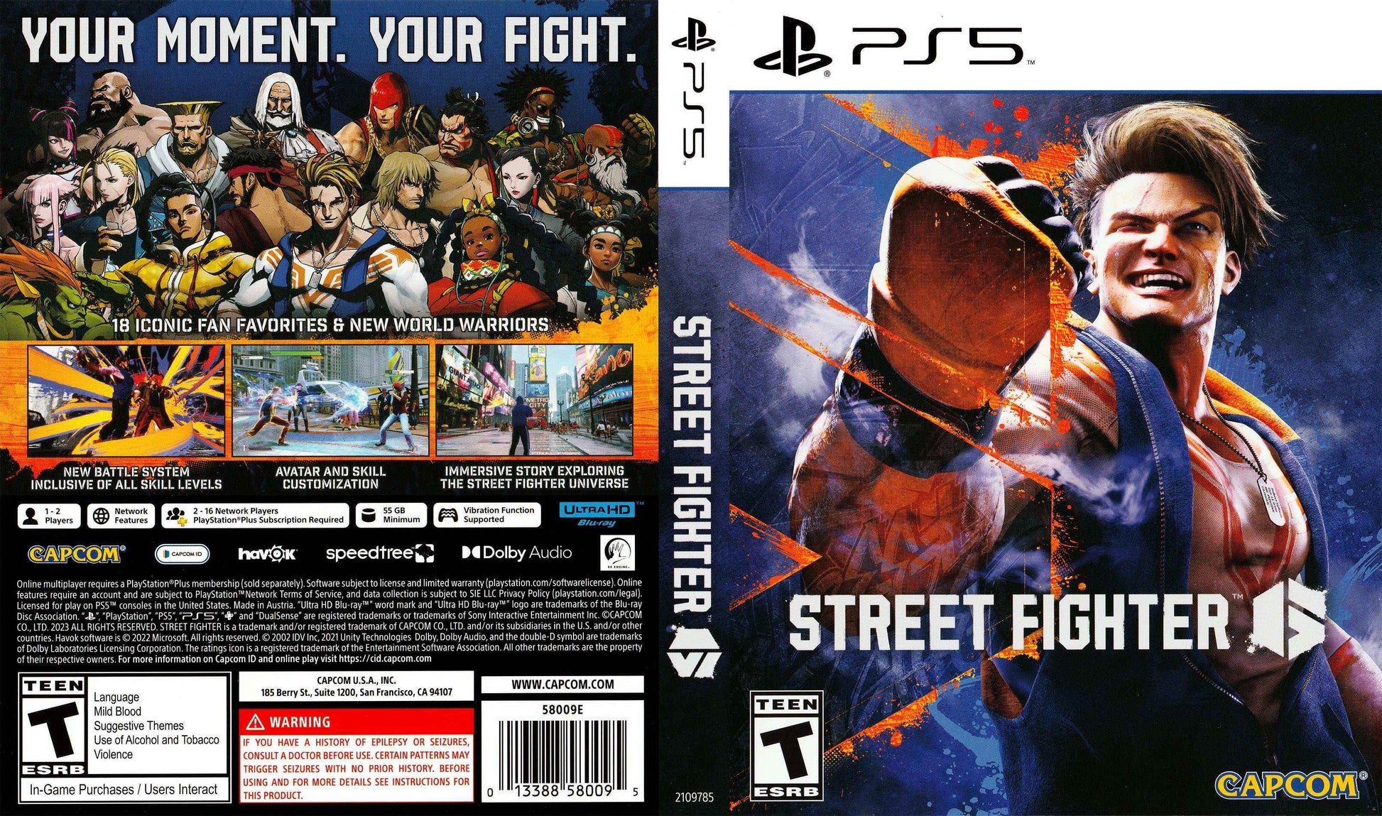 Street Fighter 6 Cover Art - WOI Solutions