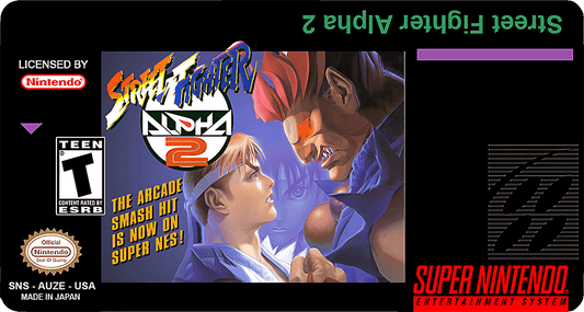 Street Fighter Alpha 2 Cover Art - WOI Solutions