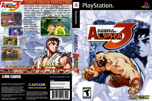 Street Fighter Alpha 3 Cover Art - WOI Solutions