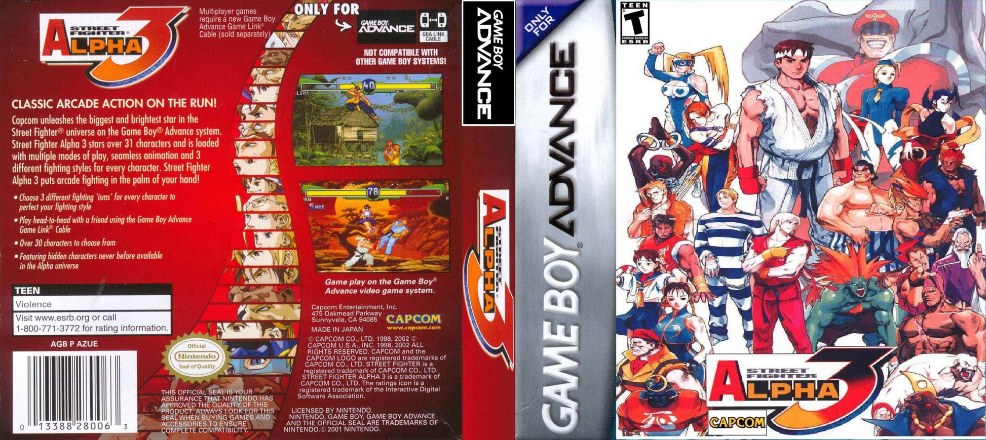 Street Fighter Alpha 3 Cover Art - WOI Solutions