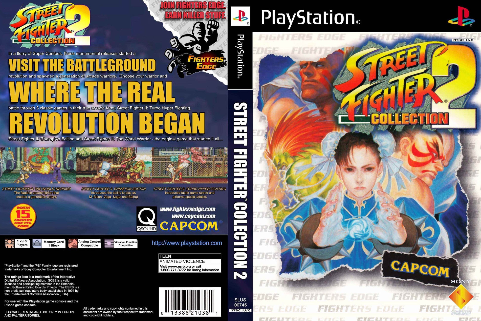 Street Fighter Collection 2 Cover Art - WOI Solutions