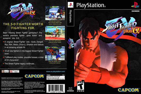 Street Fighter EX Plus Alpha Cover Art - WOI Solutions