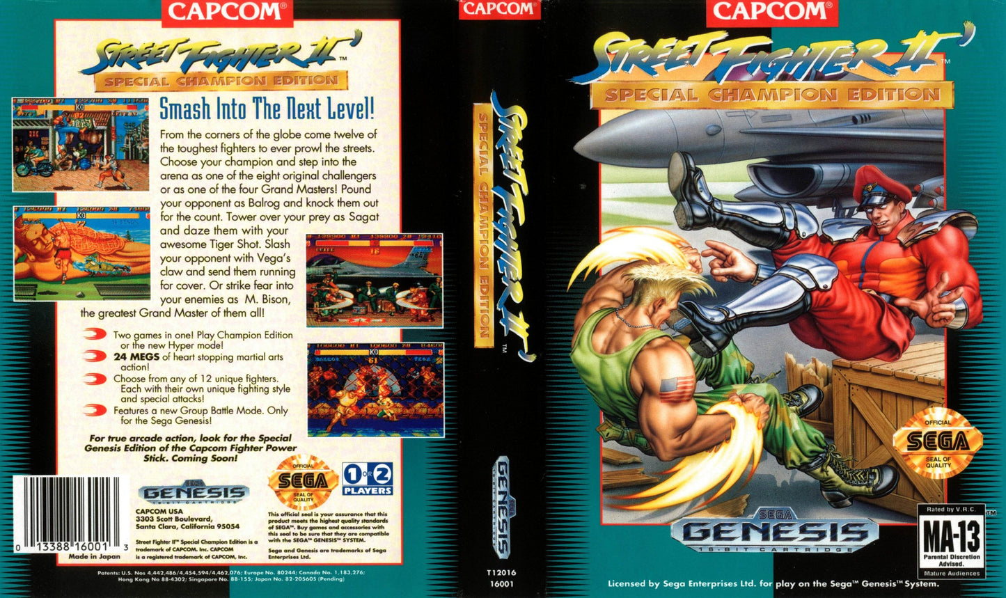 Street Fighter II Special Champion Edition Cover Art - WOI Solutions