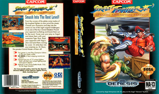 Street Fighter II Special Champion Edition Cover Art - WOI Solutions