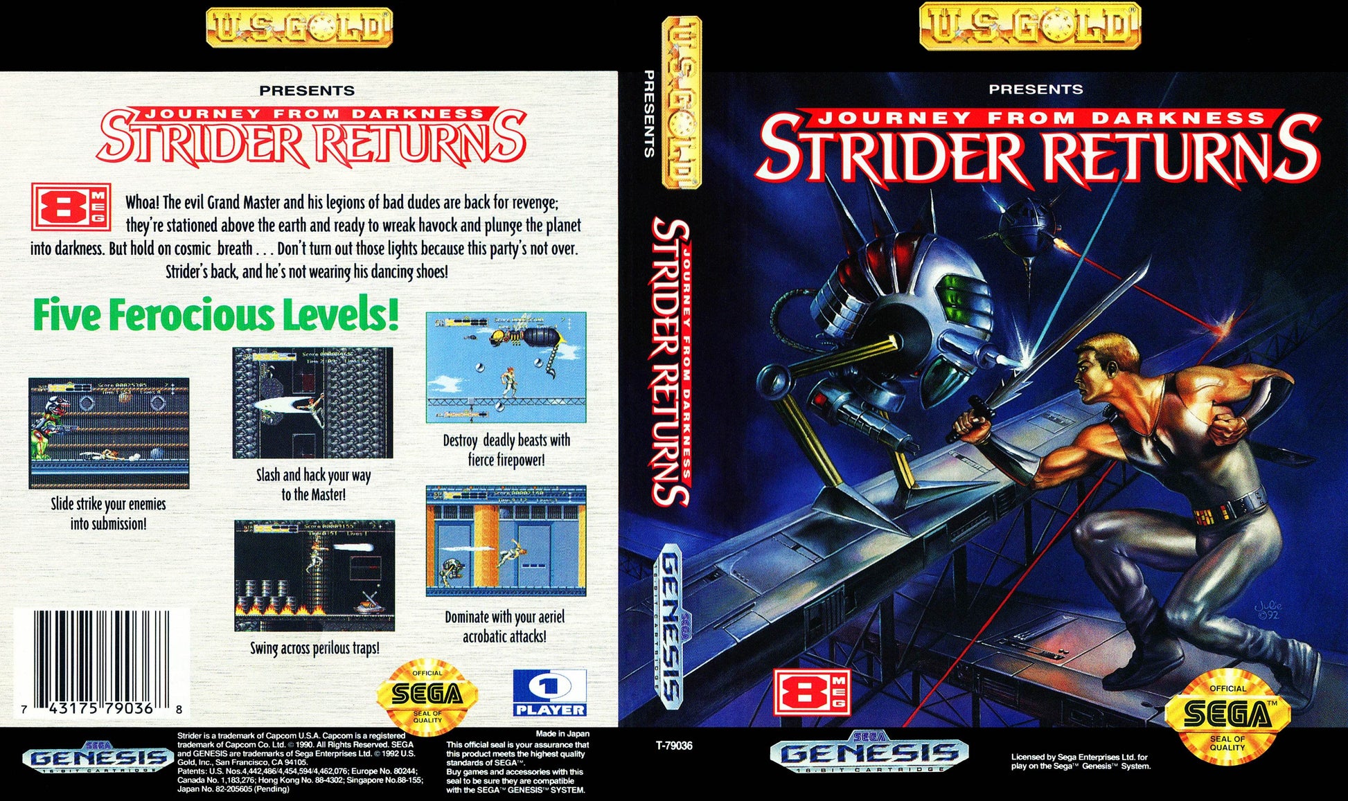 Strider Returns Cover Art - WOI Solutions