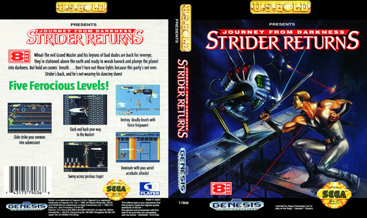 Strider Returns Cover Art - WOI Solutions