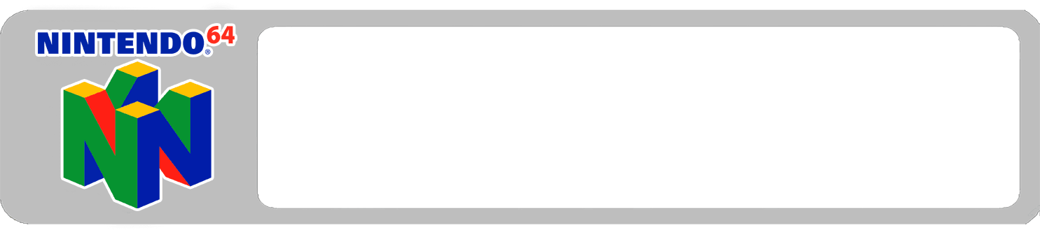 N64 End Label Set Cover Art - WOI Solutions