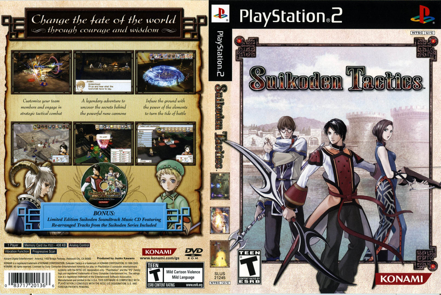 Suikoden Tactics Cover Art - WOI Solutions