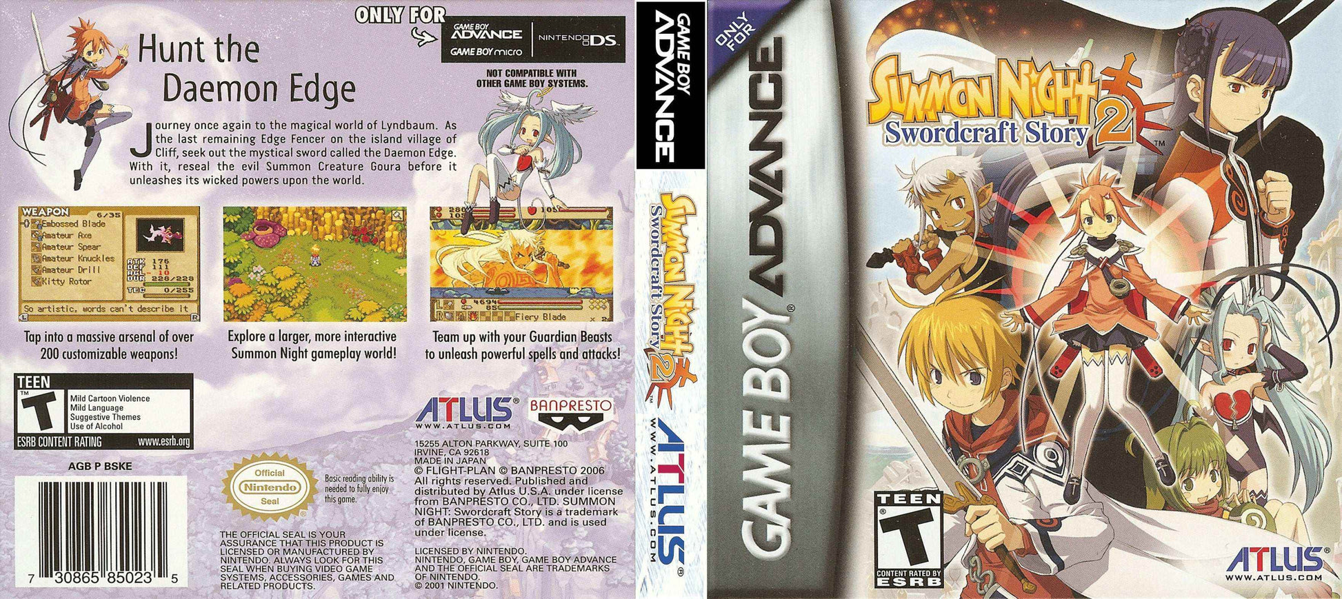 Summon Night Swordcraft Story 2 Cover Art - WOI Solutions