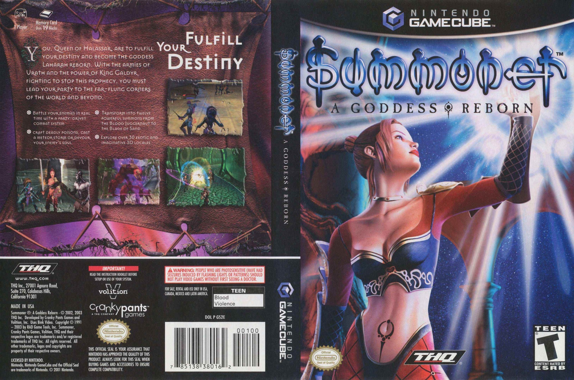 Summoner A Goddess Reborn Cover Art - WOI Solutions