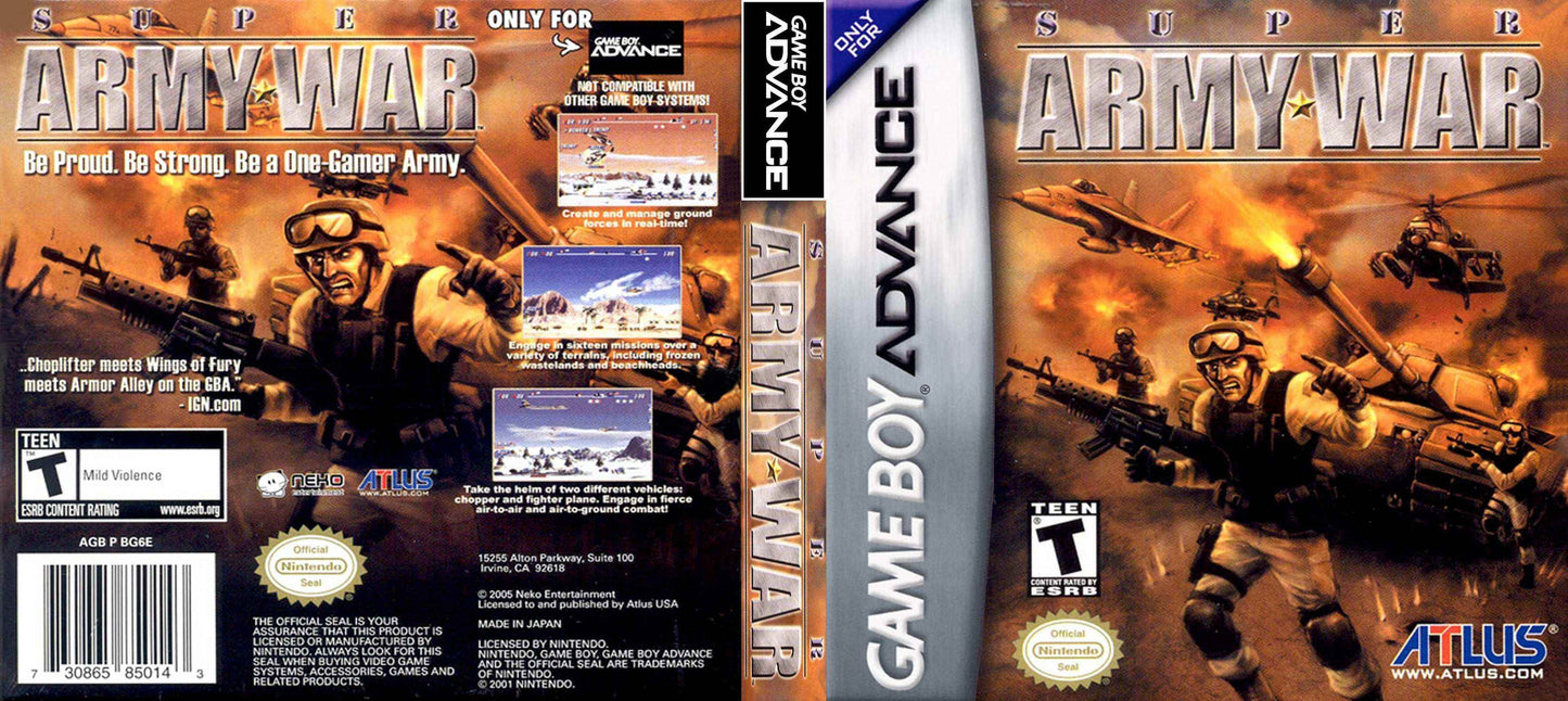 Super Army War Cover Art - WOI Solutions