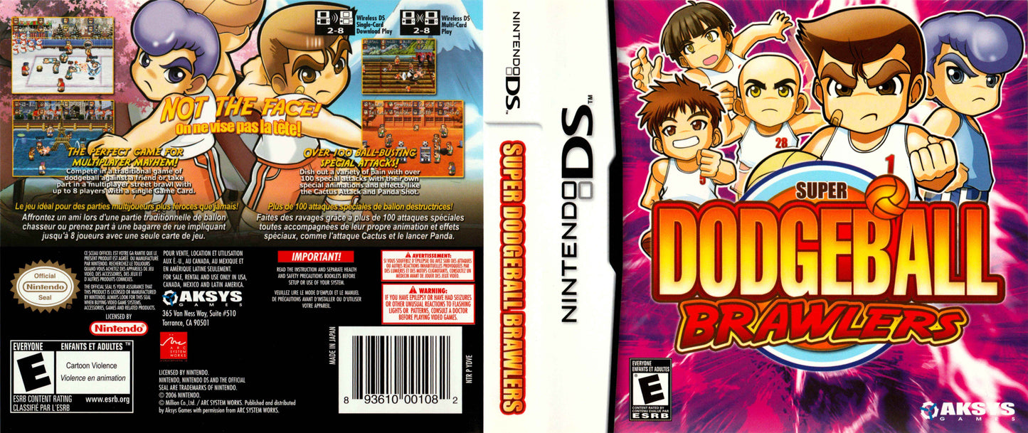 Super Dodgeball Brawlers Cover Art - WOI Solutions