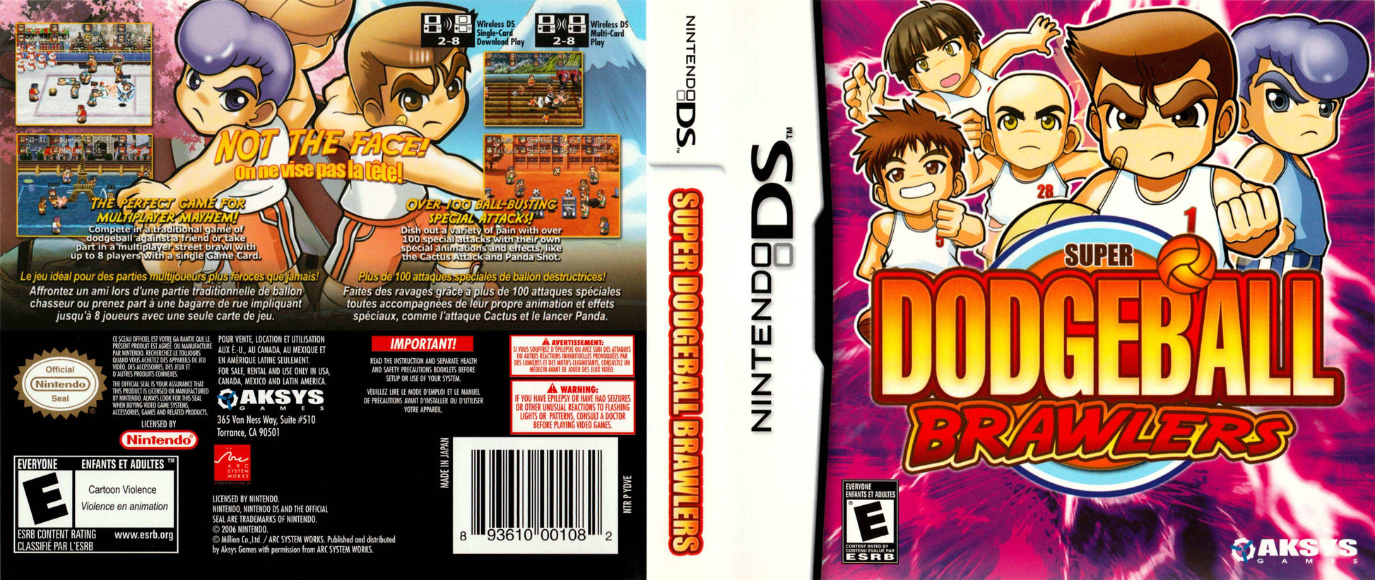 Super Dodgeball Brawlers Cover Art - WOI Solutions