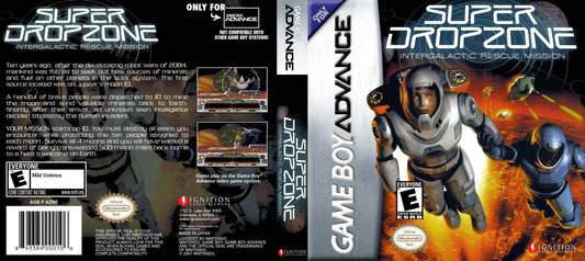 Super Dropzone Intergalactic Rescue Mission Cover Art - WOI Solutions