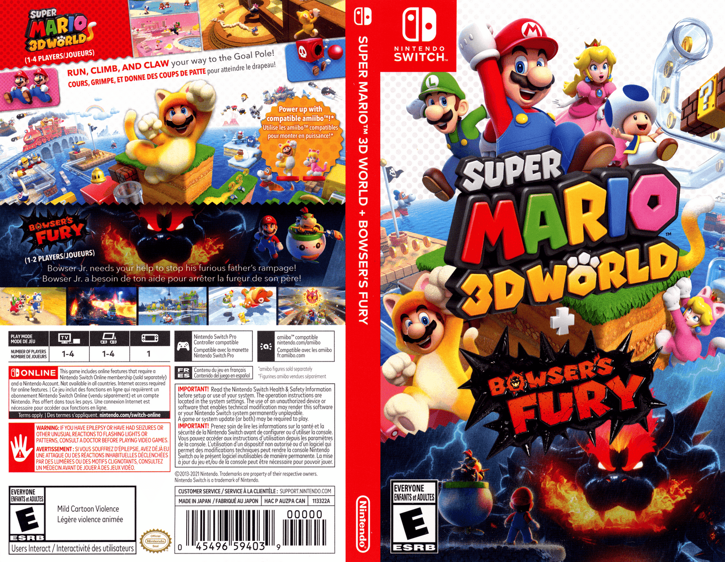 Super Mario 3D World + Bowser’s Fury