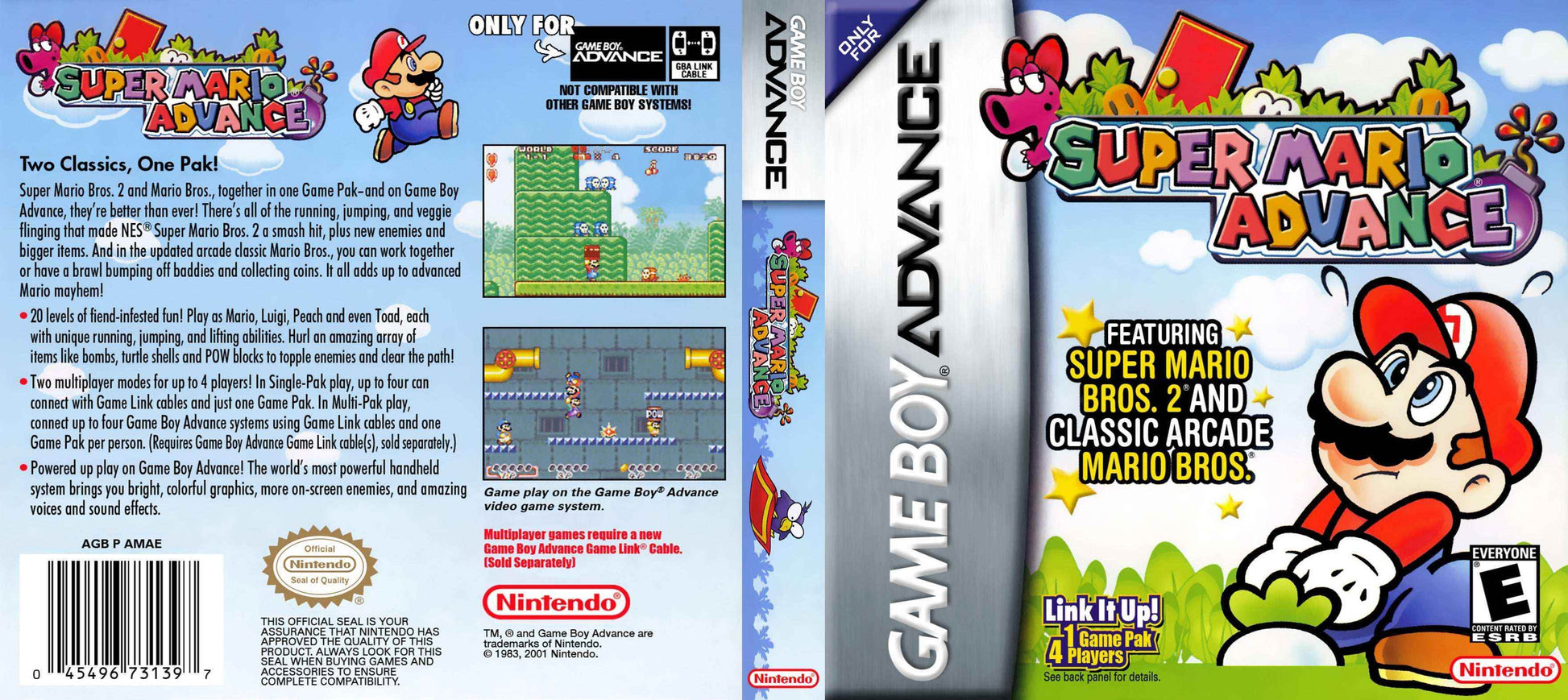 Super Mario Advance Cover Art - WOI Solutions