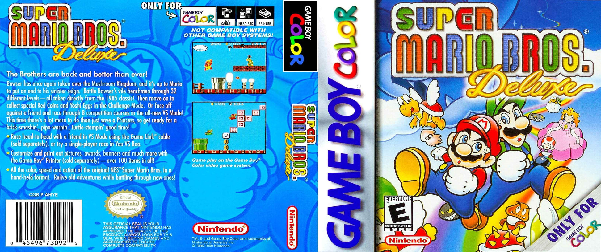 Super Mario Bros. Deluxe Cover Art - WOI Solutions