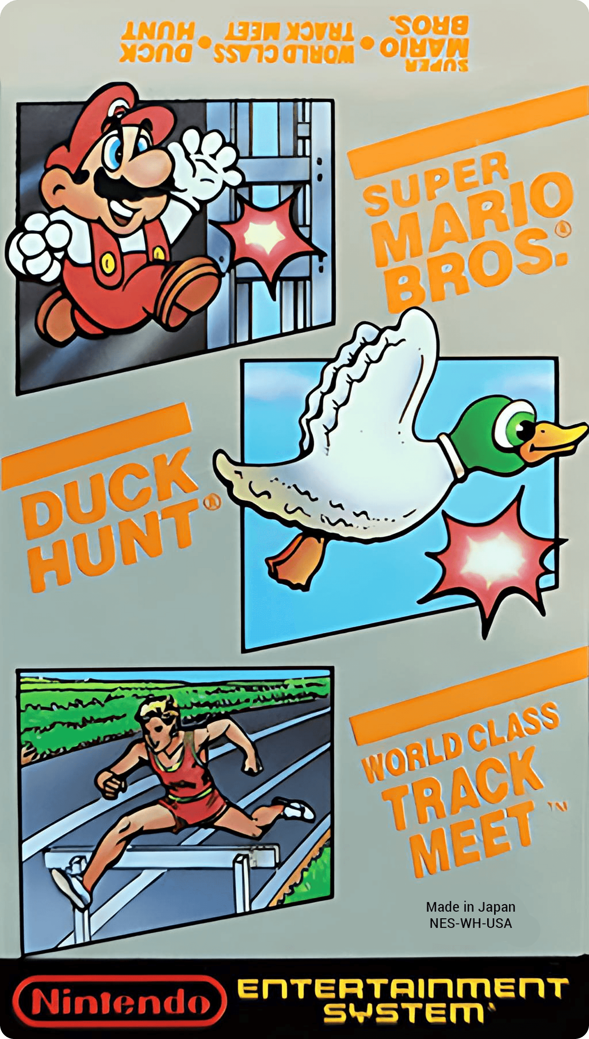 Super Mario Bros Duck Hunt World Class Track Meet Cover Art - WOI Solutions