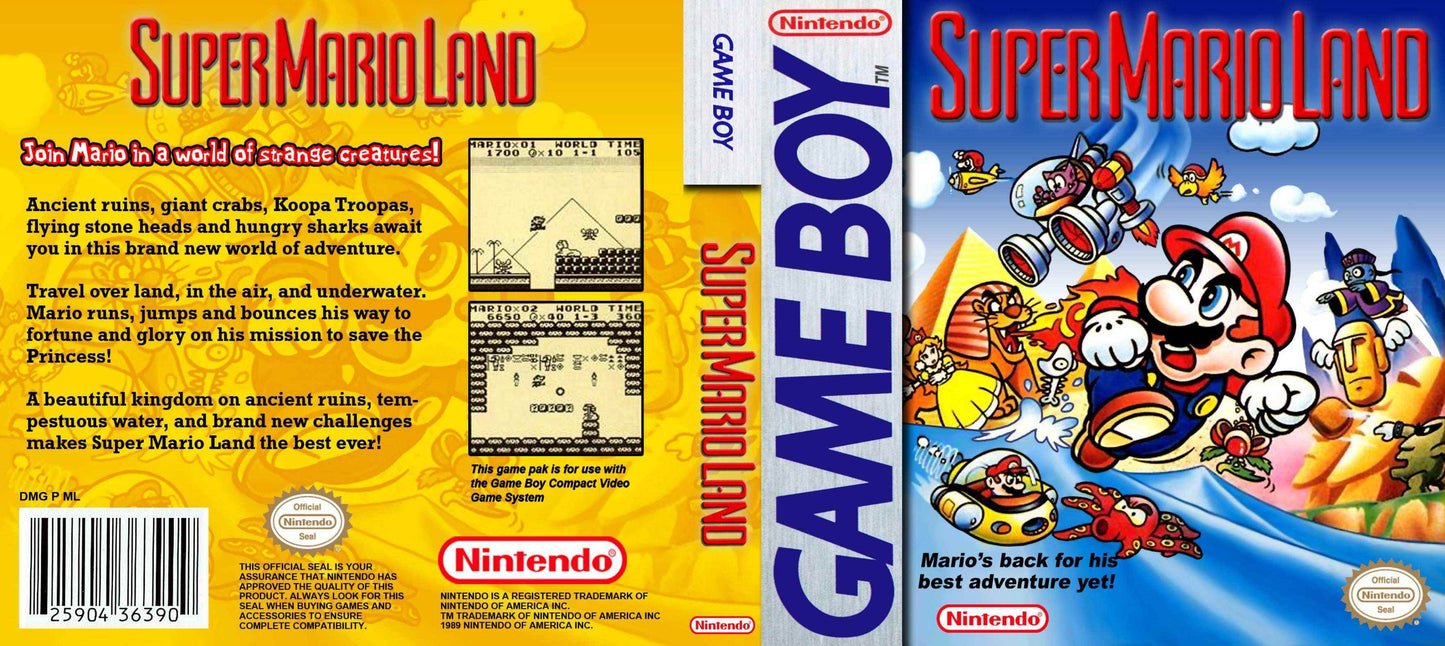 Super Mario Land Cover Art - WOI Solutions
