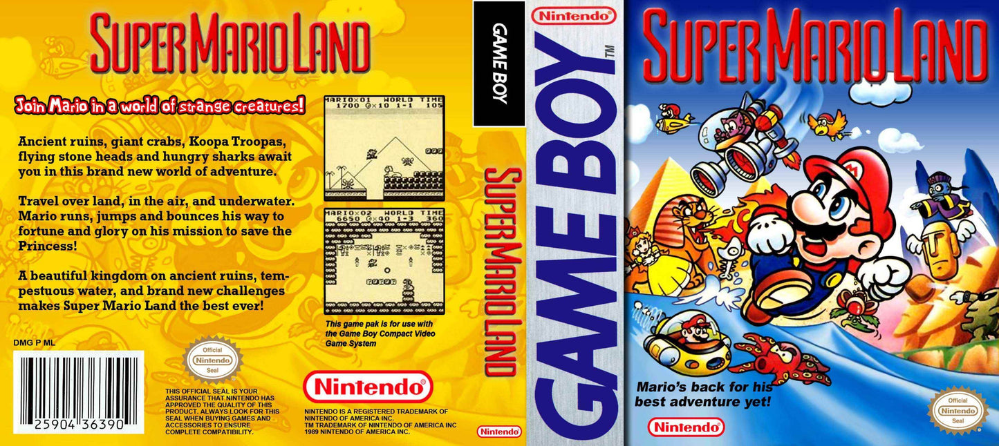 Super Mario Land Cover Art - WOI Solutions