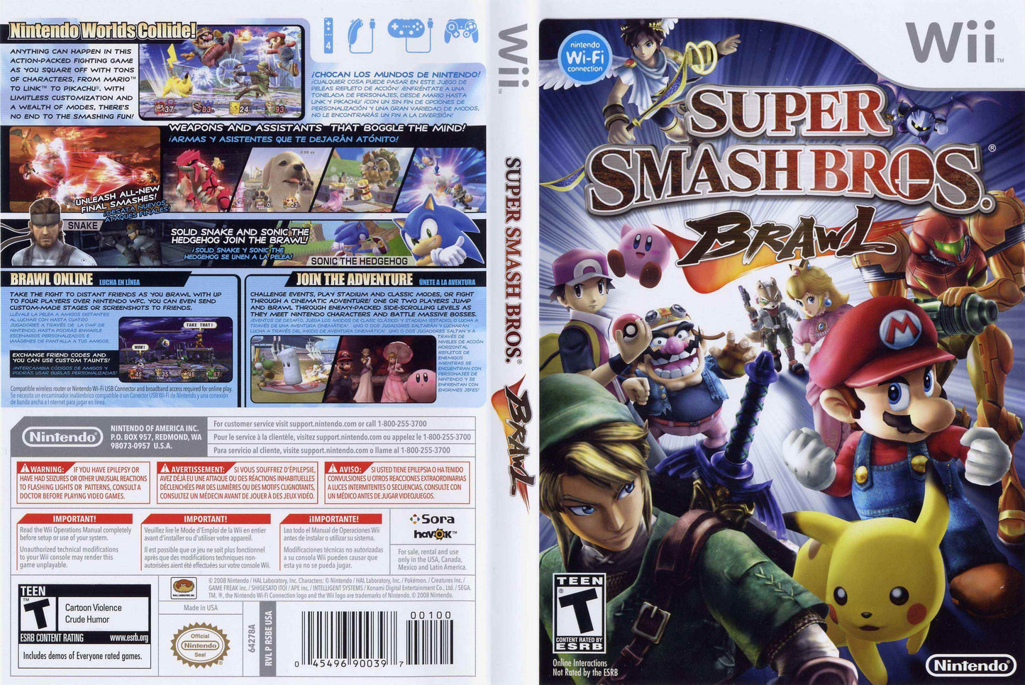 Super Smash Bros. Brawl Cover Art - WOI Solutions