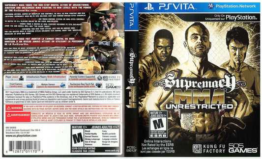 Supremacy MMA Unrestricted Cover Art - WOI Solutions
