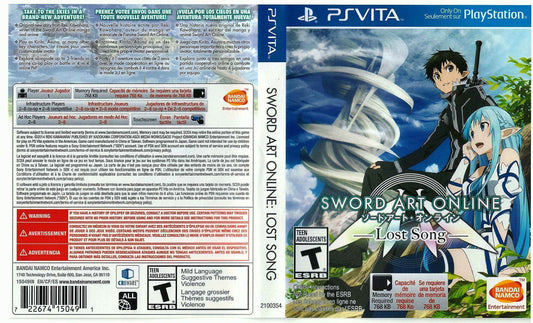 Sword Art Online Lost Song Cover Art - WOI Solutions