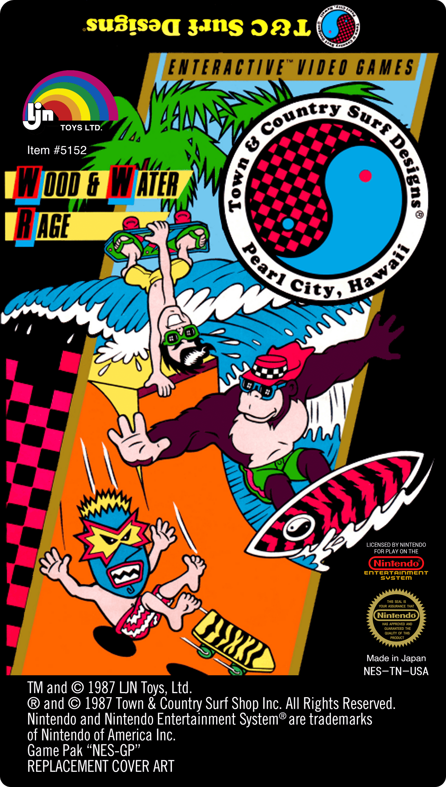 T&C Surf Designs: Wood and Water Rage Cover Art - WOI Solutions