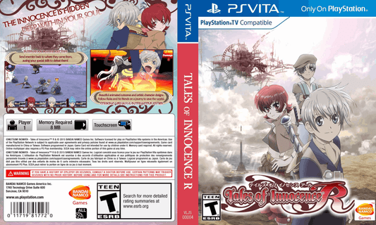 Tales of Innocence R Cover Art - WOI Solutions