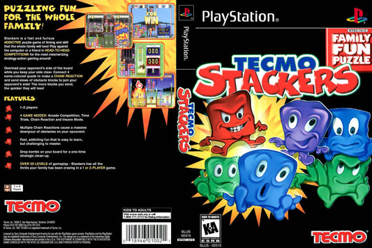 Tecmo Stackers Cover Art - WOI Solutions