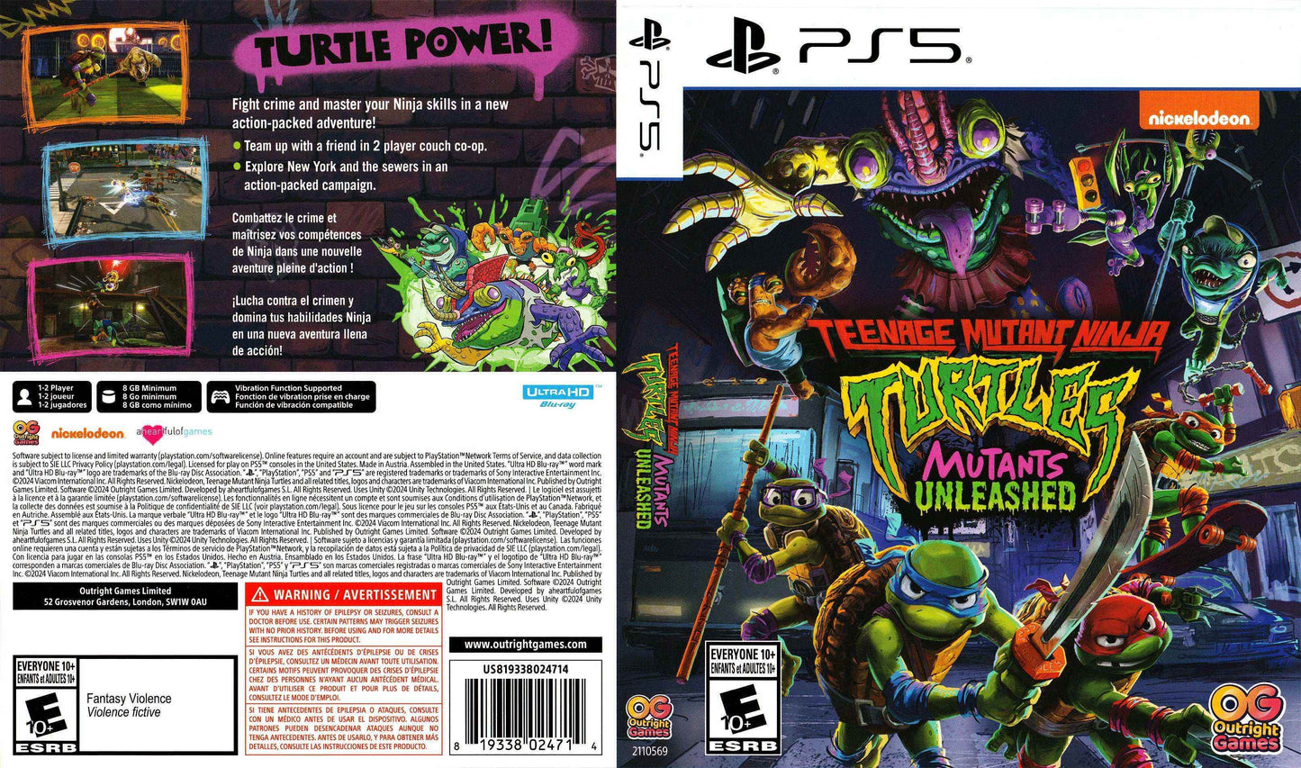 Teenage Mutant Ninja Turtles - Mutants Unleashed Cover Art - WOI Solutions