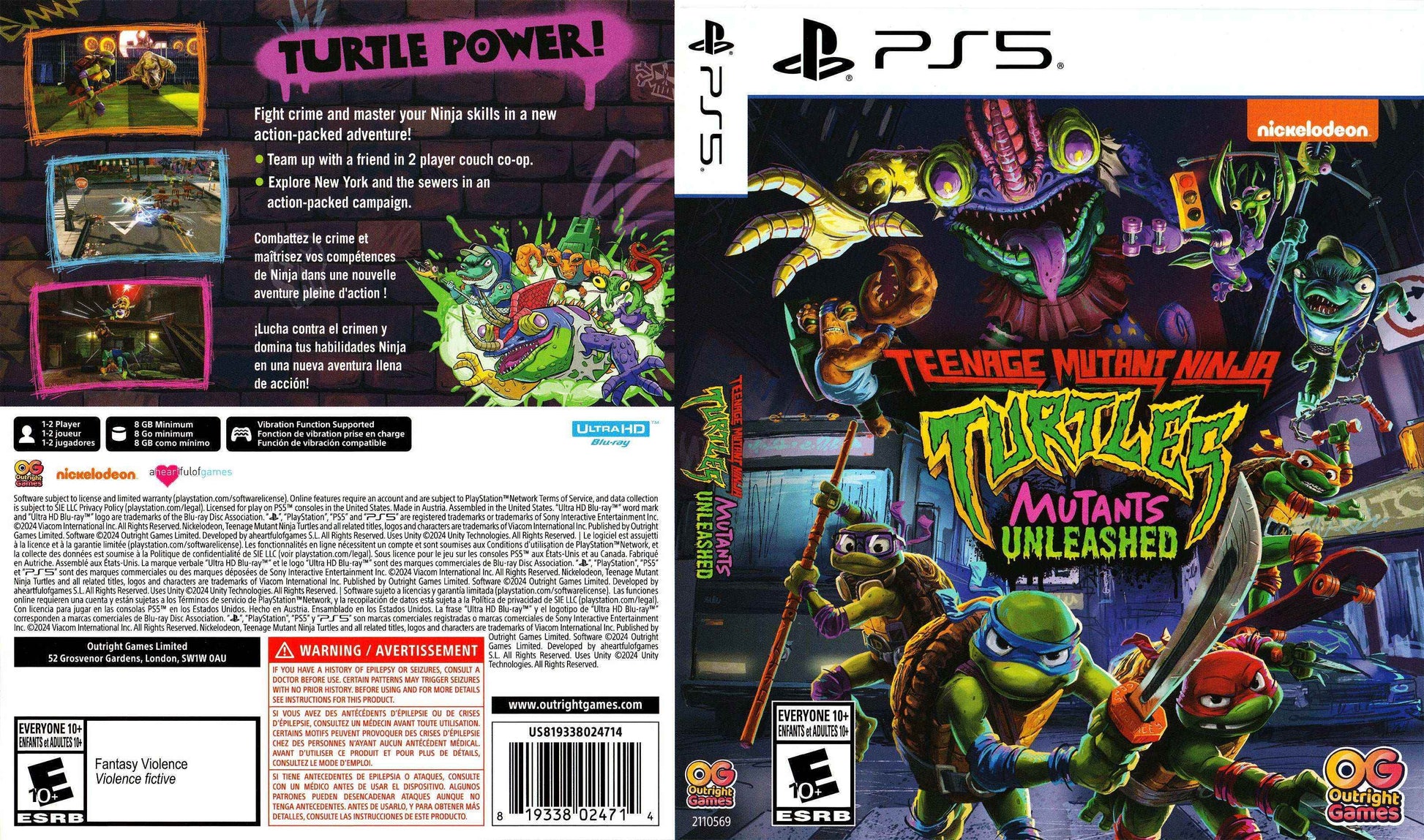 Teenage Mutant Ninja Turtles - Mutants Unleashed Cover Art - WOI Solutions