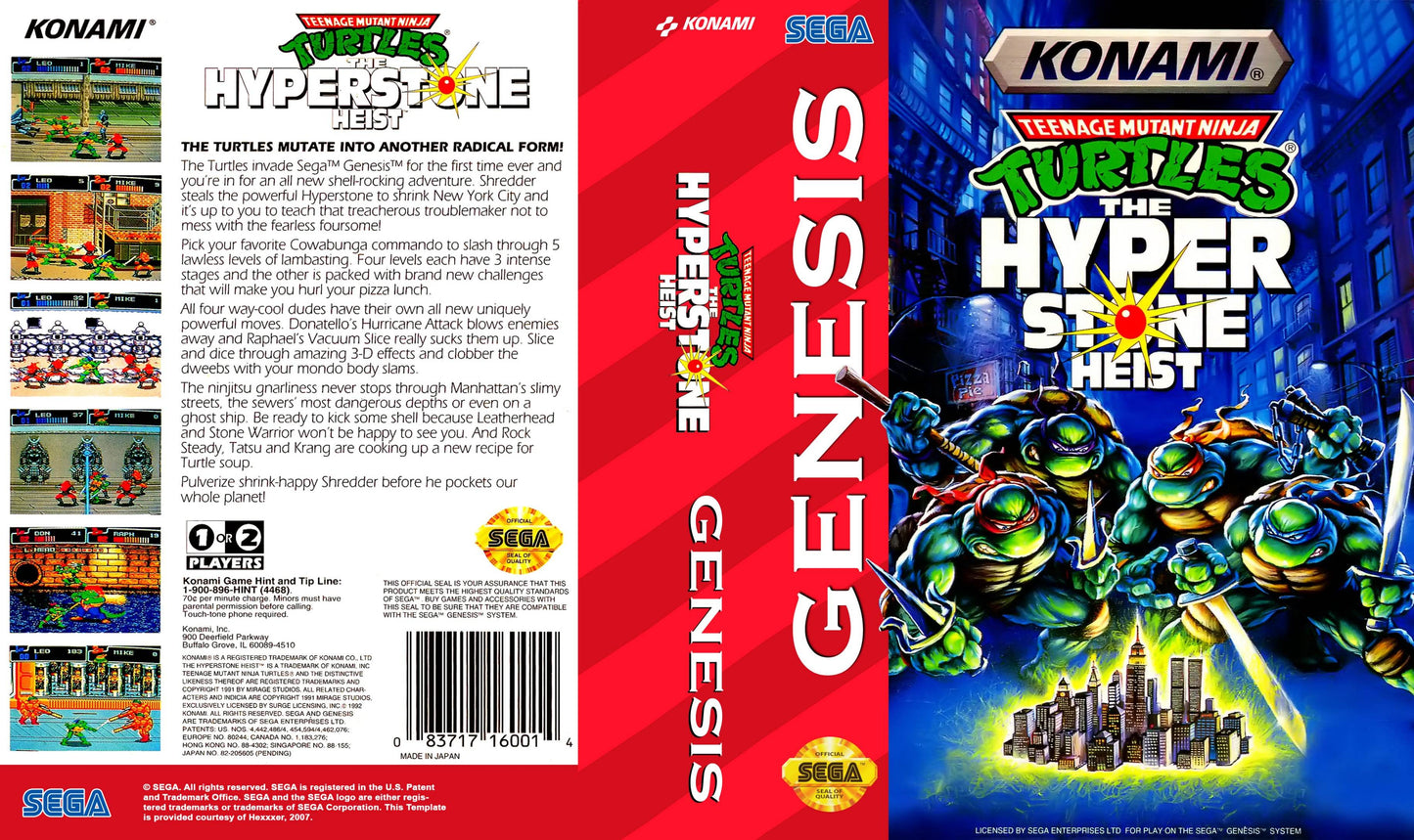 Teenage Mutant Ninja Turtles Hyperstone Heist Cover Art - WOI Solutions