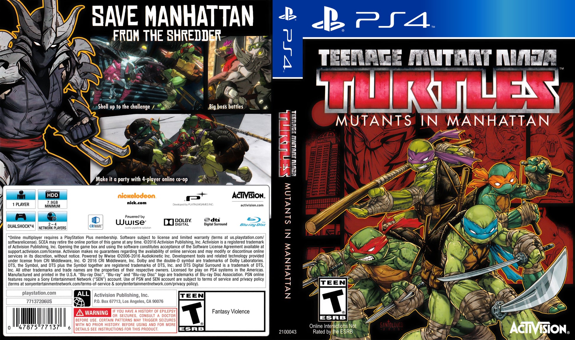 Teenage Mutant Ninja Turtles Mutants in Manhattan