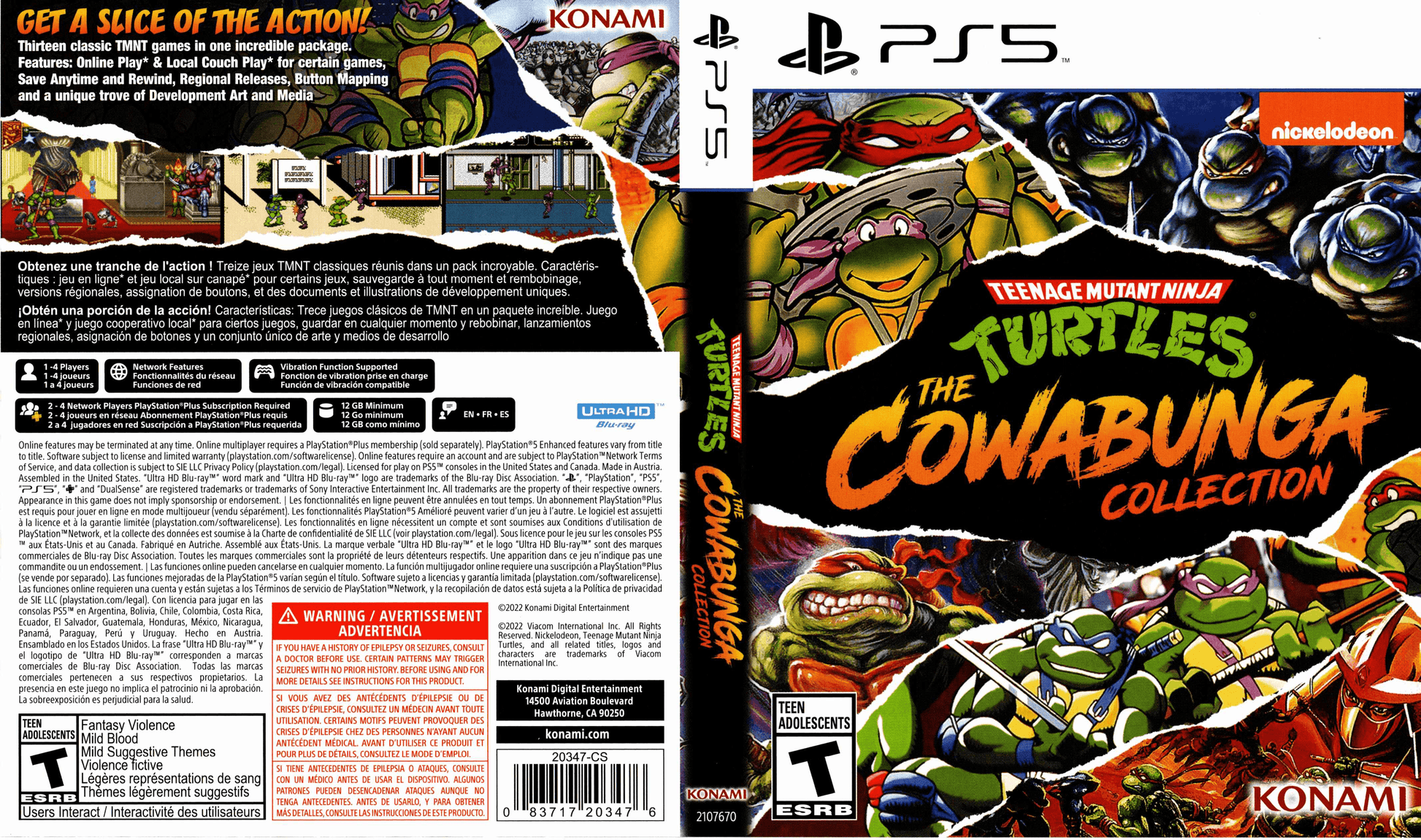 Teenage Mutant Ninja Turtles The Cowabunga Collection Cover Art - WOI Solutions