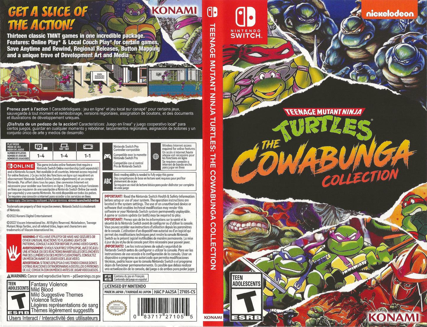 Teenage Mutant Ninja Turtles The Cowabunga Collection