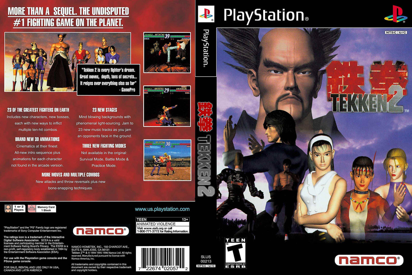 Tekken 2 Cover Art - WOI Solutions