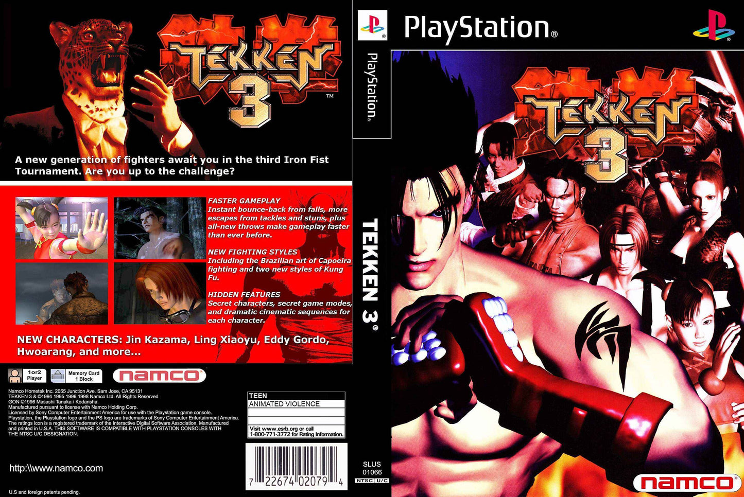 Tekken 3 Cover Art - WOI Solutions
