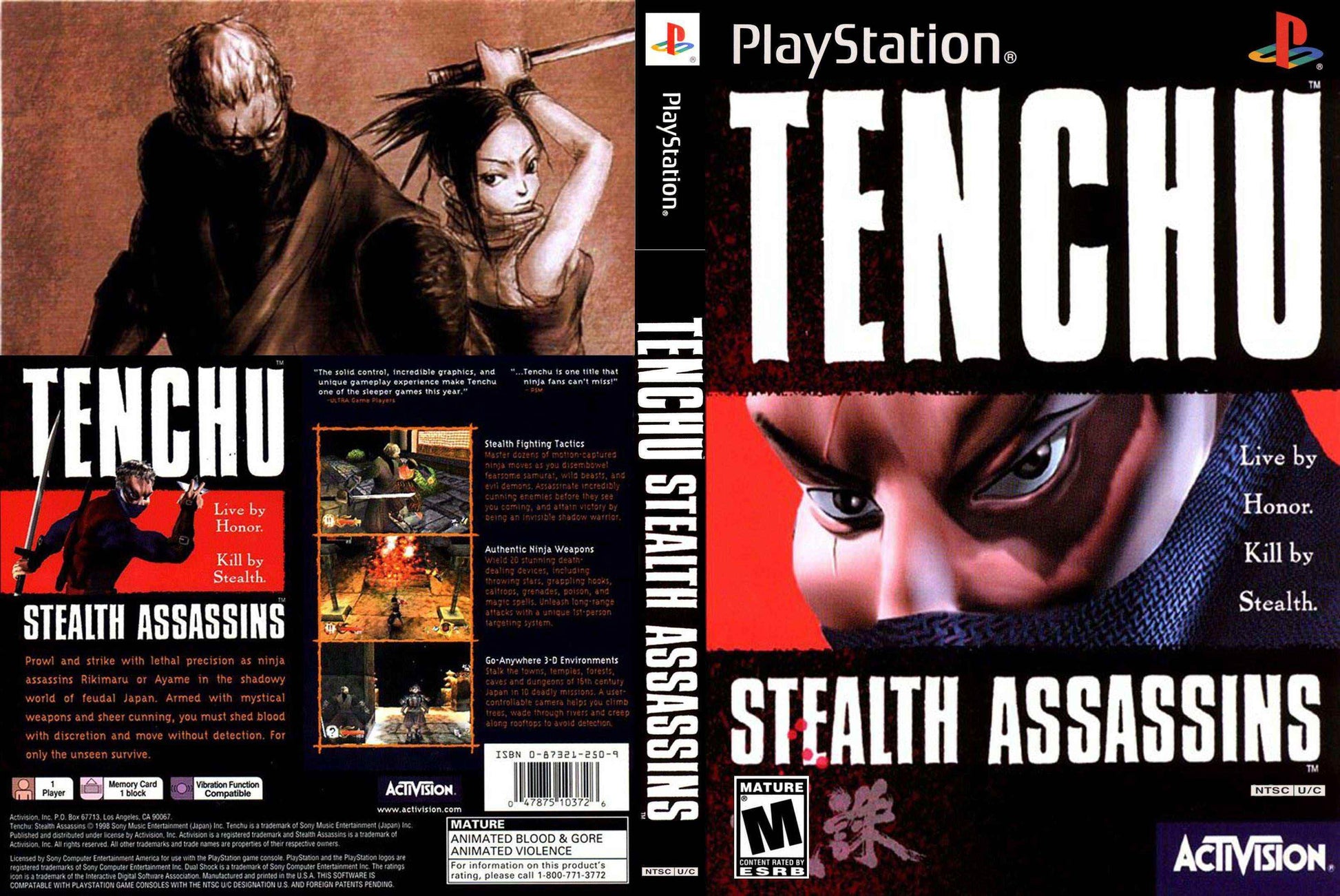 Tenchu Stealth Assassins Cover Art - WOI Solutions