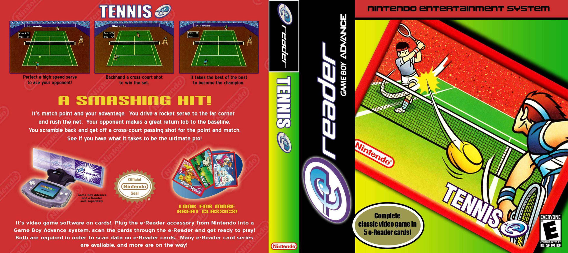 Tennis E-Reader Cover Art - WOI Solutions