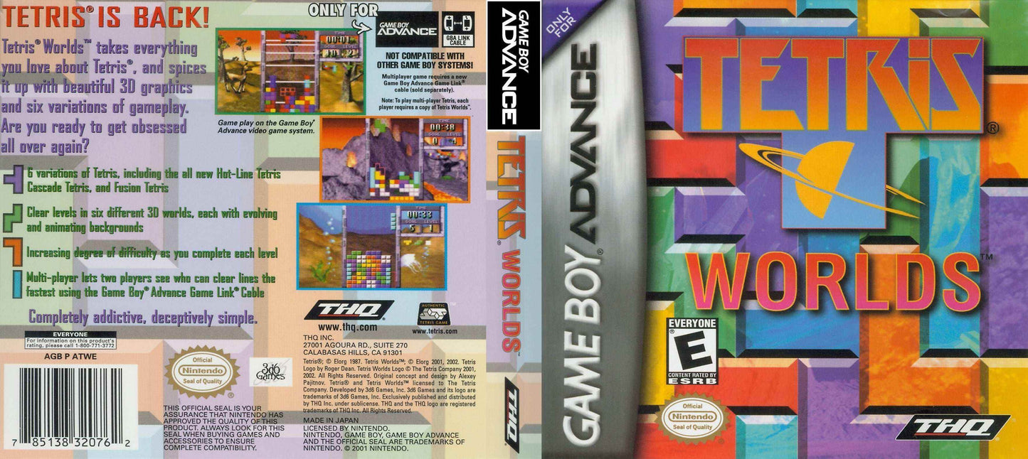 Tetris Worlds Cover Art - WOI Solutions