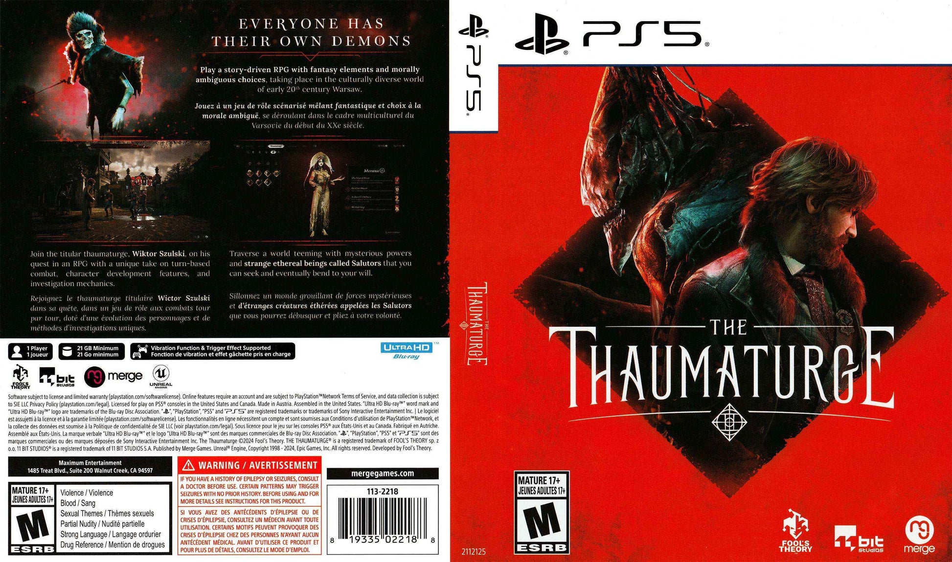 Thaumaturge Cover Art - WOI Solutions