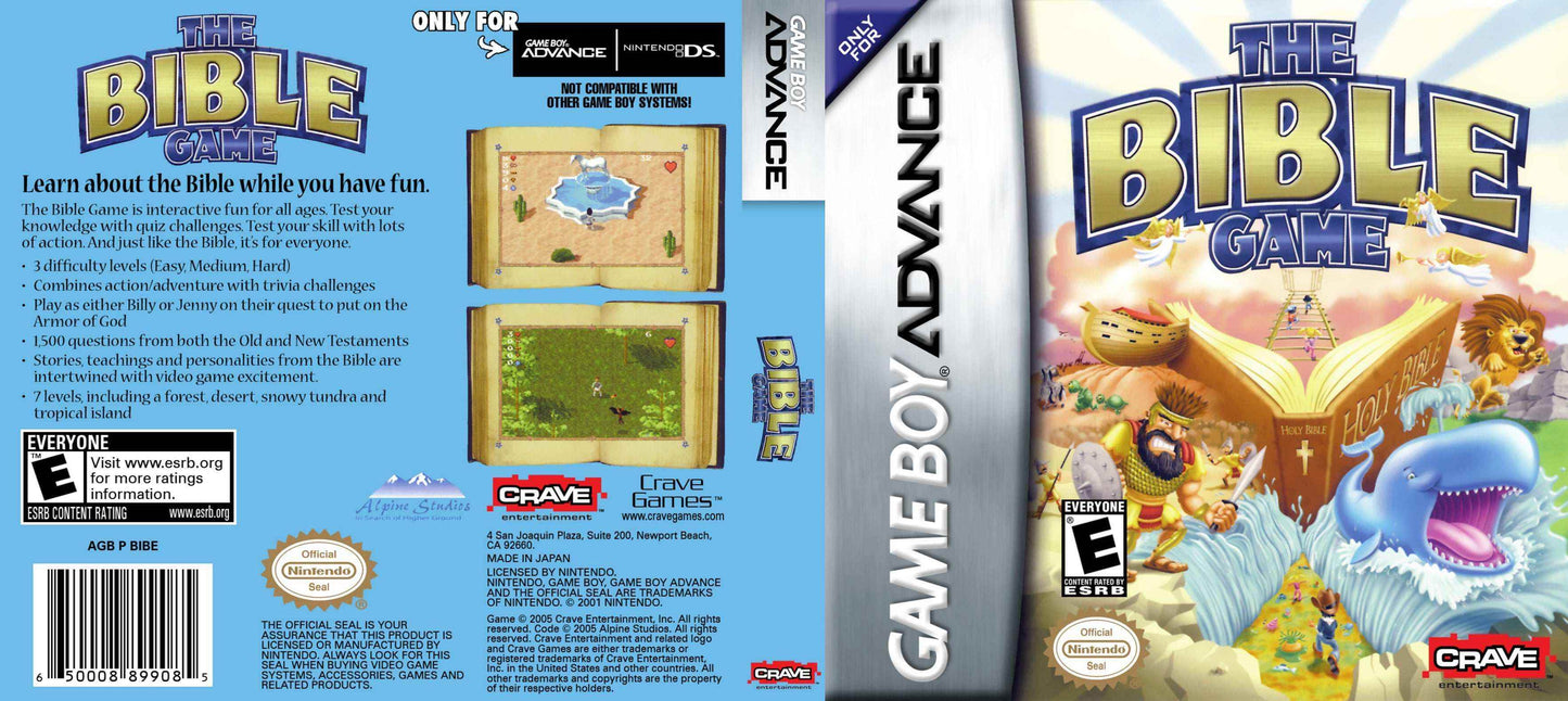 The Bible Game Cover Art - WOI Solutions