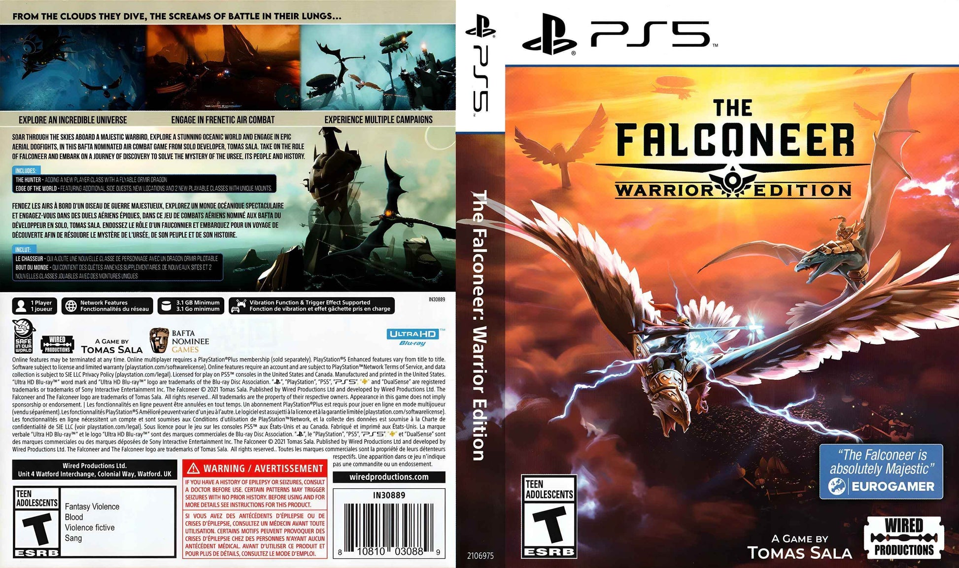 The Falconeer - Warrior Edition Cover Art - WOI Solutions
