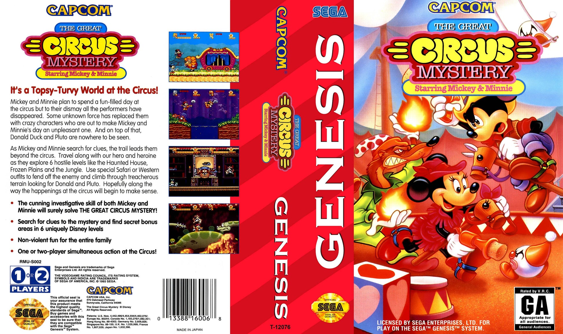 The Great Circus Mystery starring Mickey & Minnie Cover Art - WOI Solutions